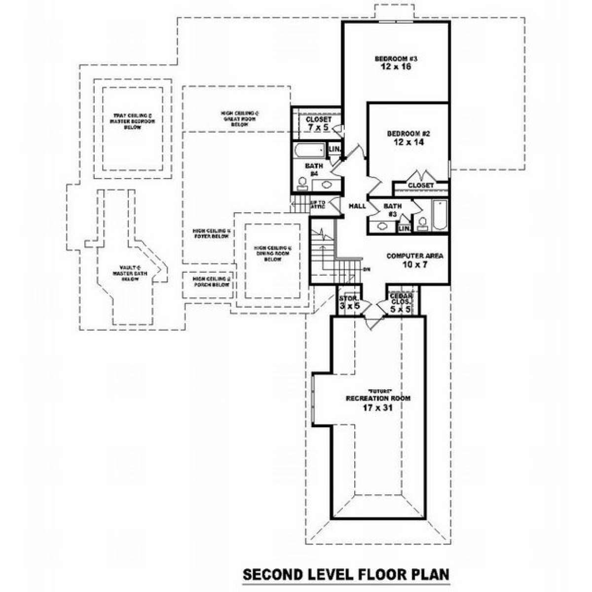 Floorplan 2 for House Plan #053-01595