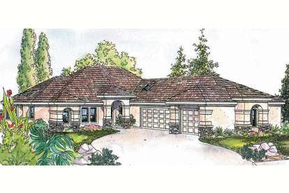 2 Bed, 2 Bath, 2619 Square Foot House Plan - #035-00267
