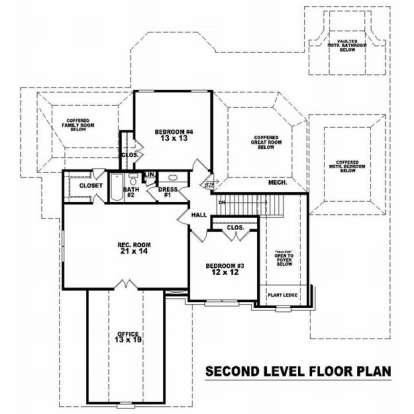Floorplan 2 for House Plan #053-01602
