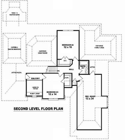 Floorplan 2 for House Plan #053-01604