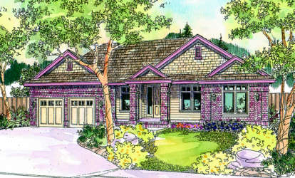 Contemporary House Plan #035-00268 Elevation Photo