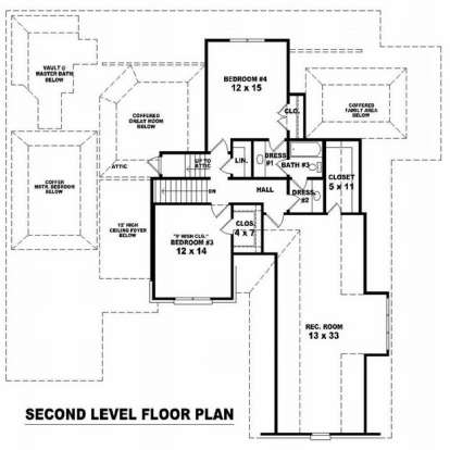 Floorplan 2 for House Plan #053-01608