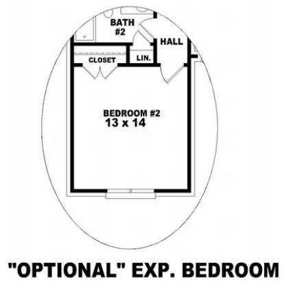 Floorplan 3 for House Plan #053-01610