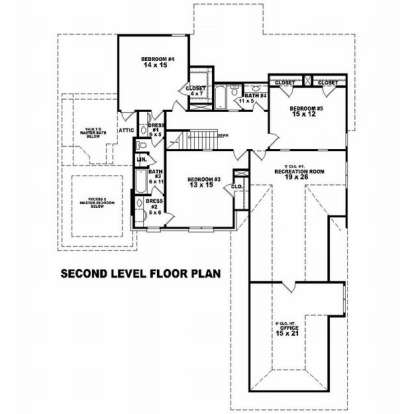 Floorplan 2 for House Plan #053-01614