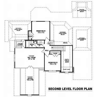 Floorplan 2 for House Plan #053-01615