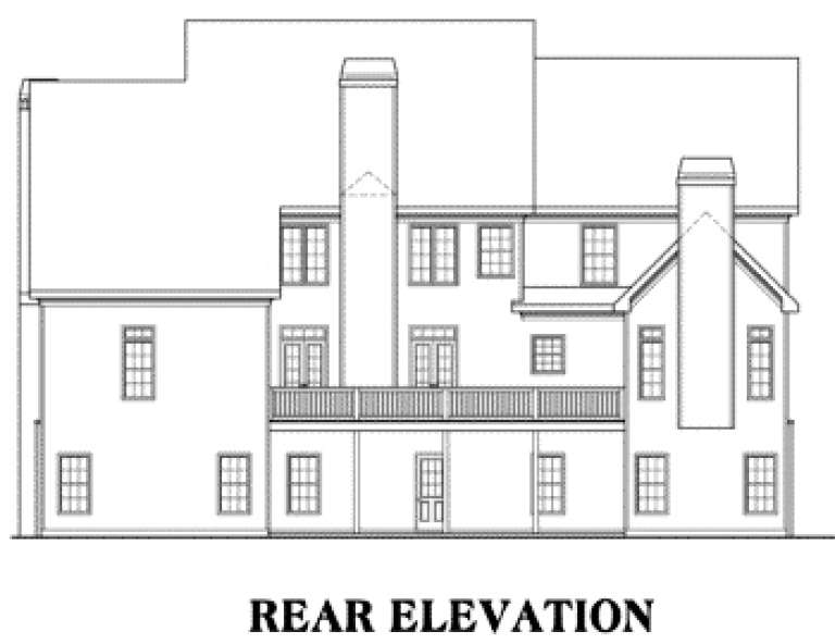 Southern House Plan #009-00075 Elevation Photo