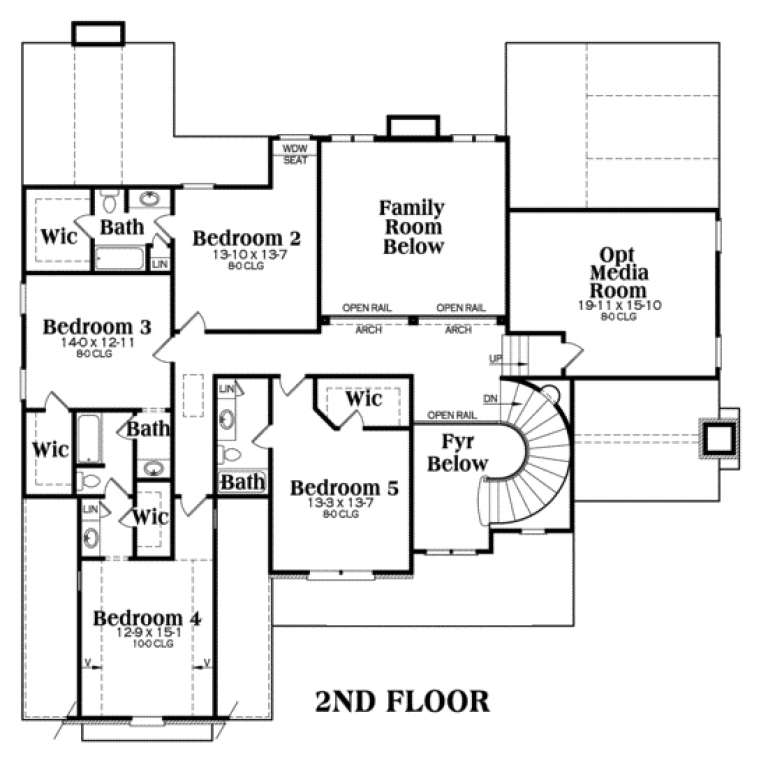 House Plan House Plan #92 Drawing 2