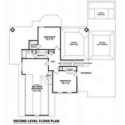 Floorplan 2 for House Plan #053-01618