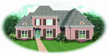 French Country House Plan #053-01620 Elevation Photo