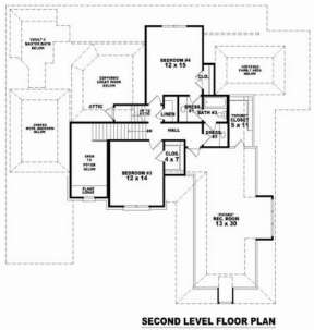 Floorplan 2 for House Plan #053-01624