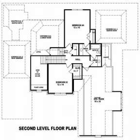 Floorplan 2 for House Plan #053-01625