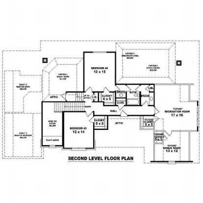 Floorplan 2 for House Plan #053-01626