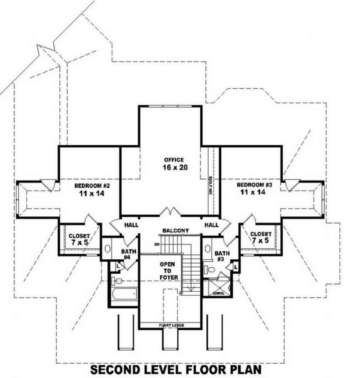 Floorplan 2 for House Plan #053-01630