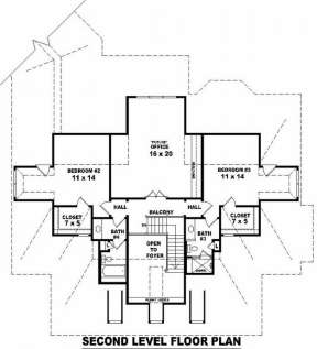 Floorplan 2 for House Plan #053-01631