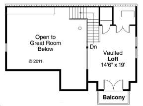 Floorplan 2 for House Plan #035-00271