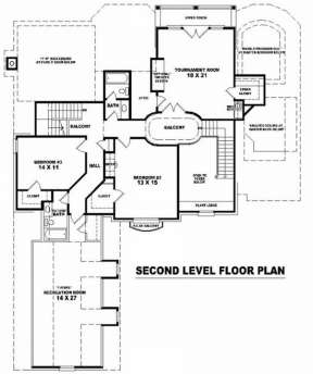 Floorplan 2 for House Plan #053-01637