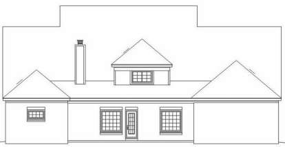 Traditional House Plan #053-01651 Elevation Photo