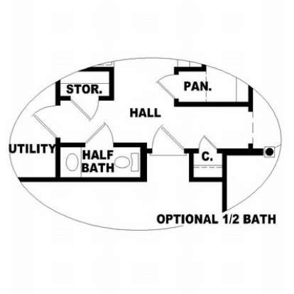Floorplan 3 for House Plan #053-01655