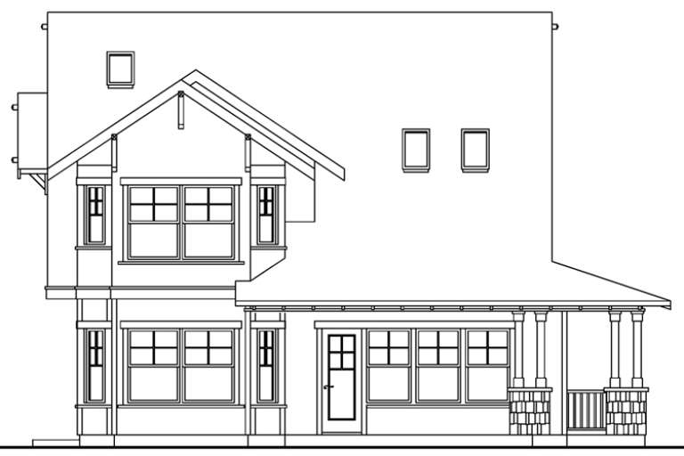 Craftsman House Plan #035-00273 Elevation Photo