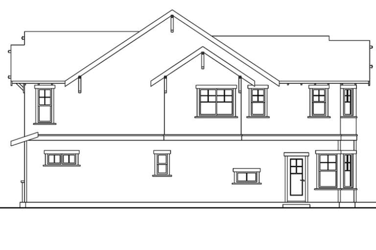 Craftsman House Plan #035-00273 Elevation Photo