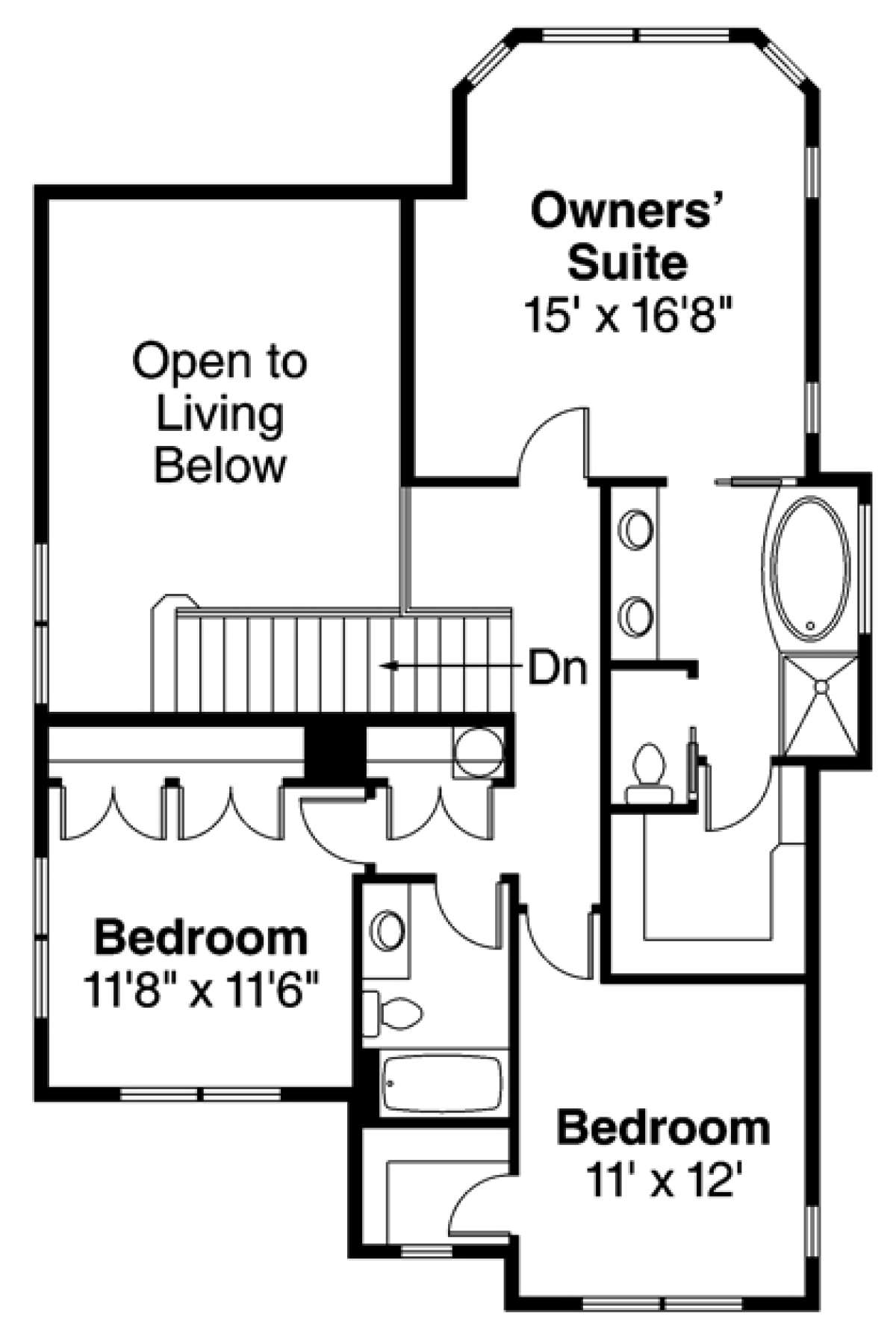 Floorplan 2 for House Plan #035-00273