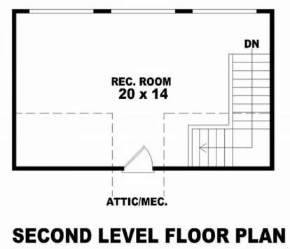 Floorplan 2 for House Plan #053-01661