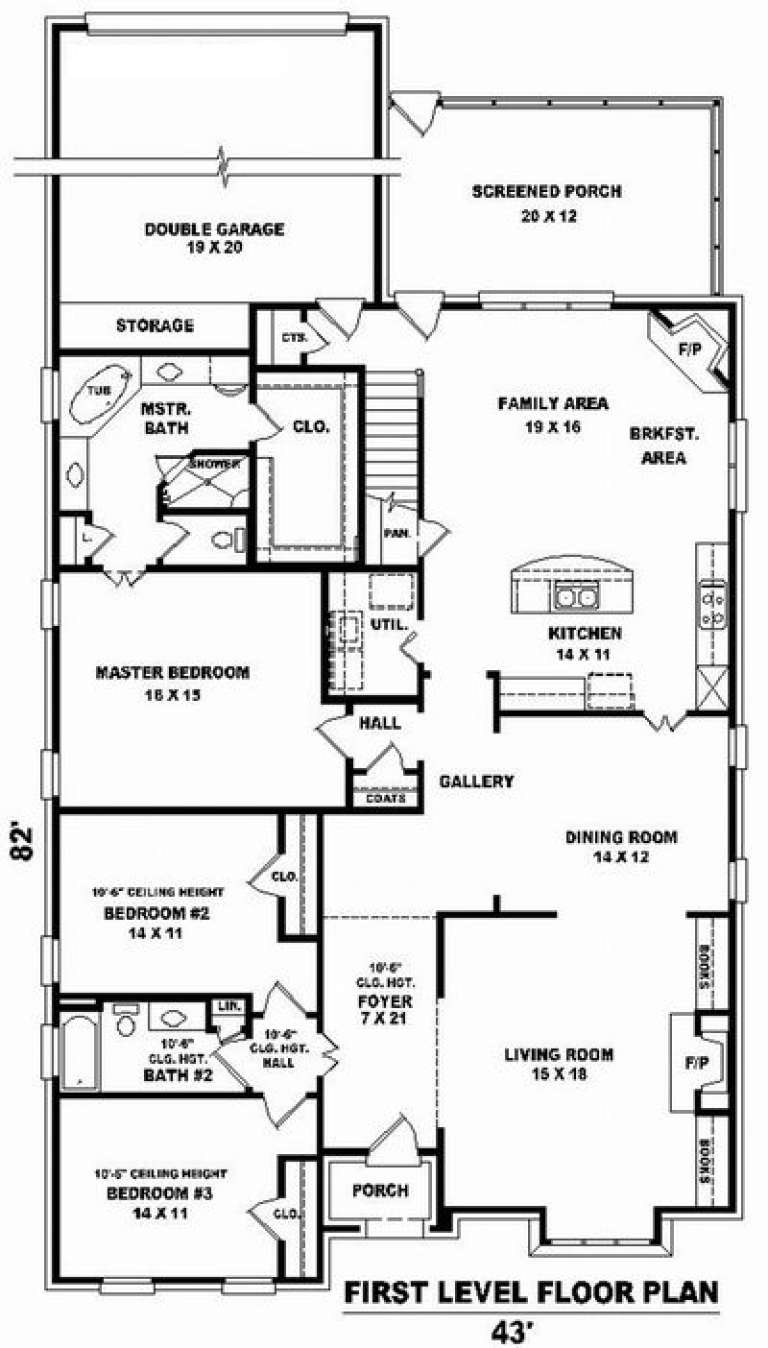 House Plan House Plan #9246 Drawing 1
