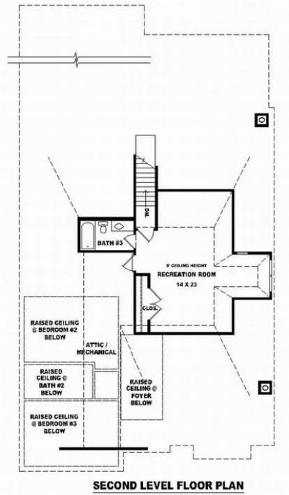 Floorplan 2 for House Plan #053-01662