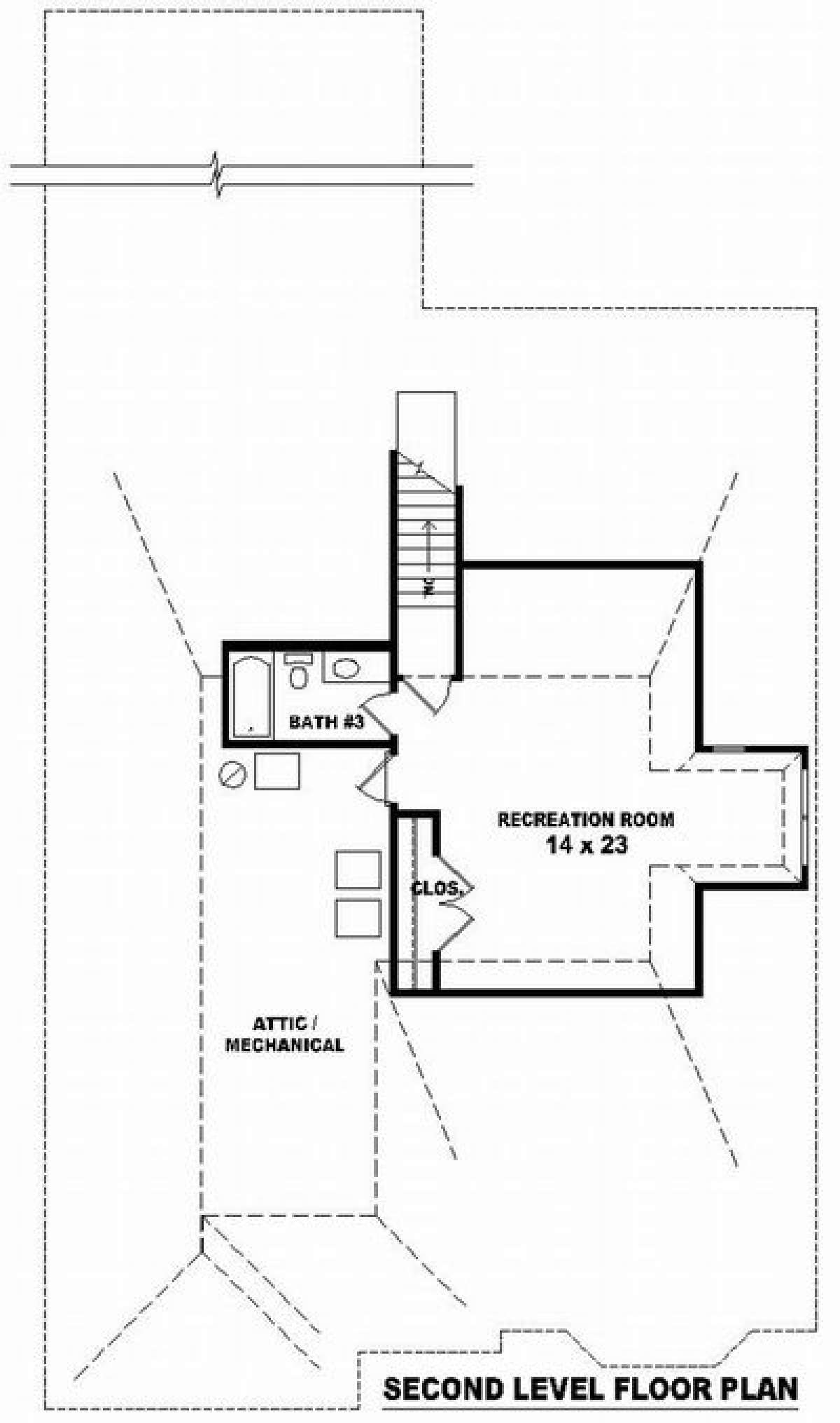 Floorplan 2 for House Plan #053-01663