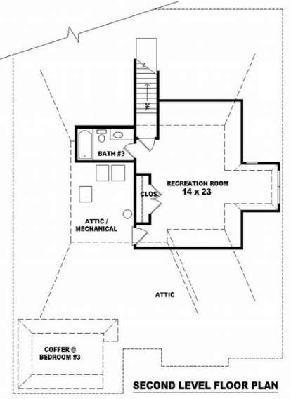 Floorplan 2 for House Plan #053-01664