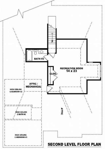 Floorplan 2 for House Plan #053-01665