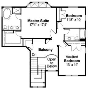 Floorplan 2 for House Plan #035-00274