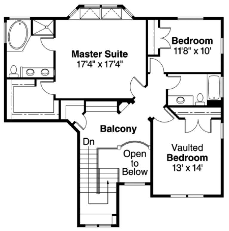 House Plan House Plan #925 Drawing 2