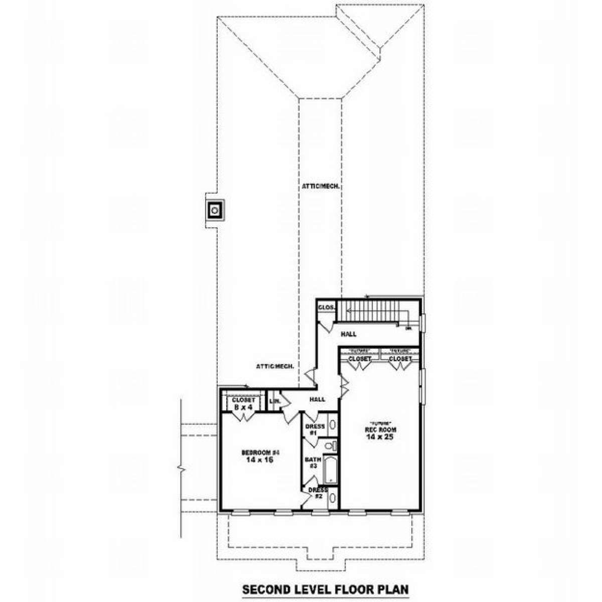 Floorplan 2 for House Plan #053-01667
