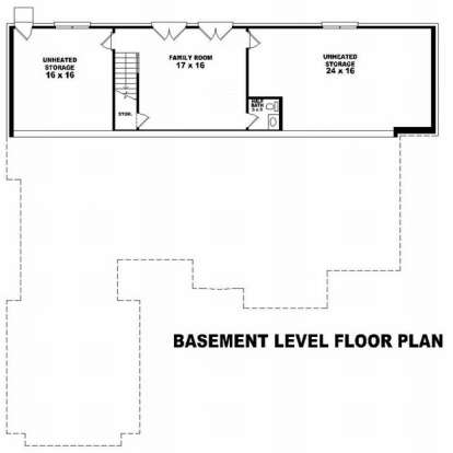 Floorplan 1 for House Plan #053-01676