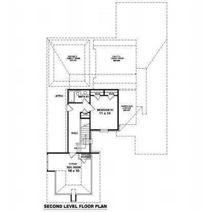 Floorplan 2 for House Plan #053-01678