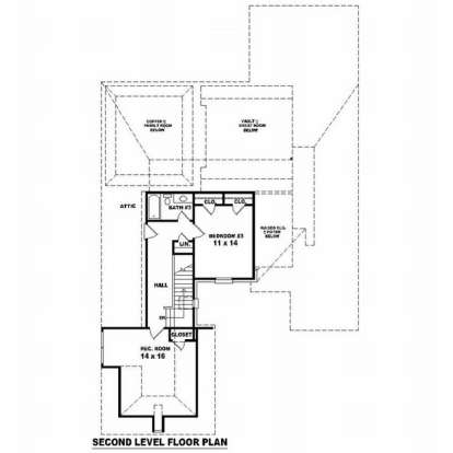 Floorplan 2 for House Plan #053-01679