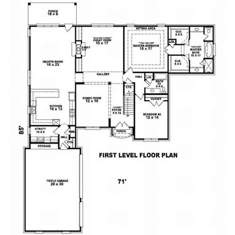House Plan House Plan #9265 Drawing 1