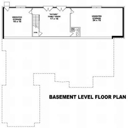 Floorplan 1 for House Plan #053-01684