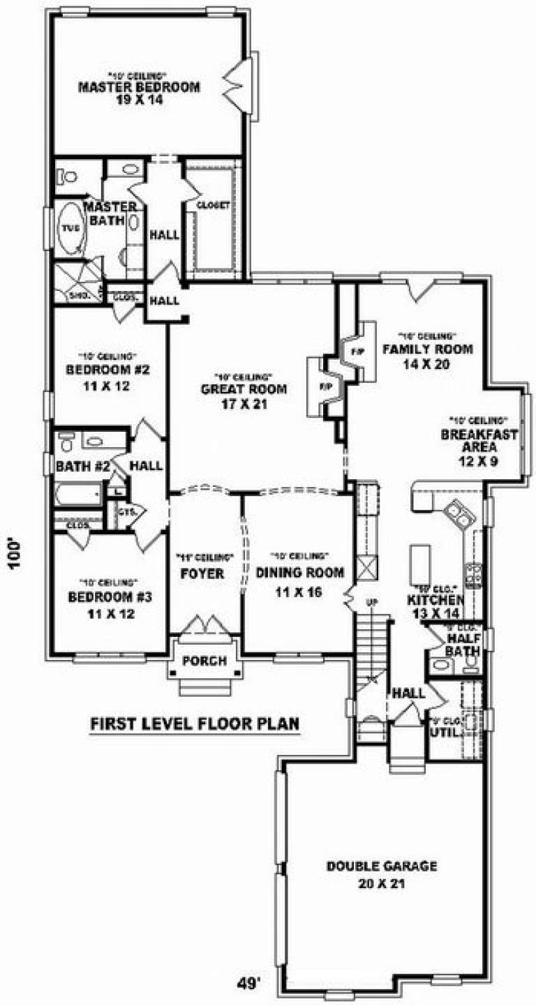 House Plan House Plan #9271 Drawing 1