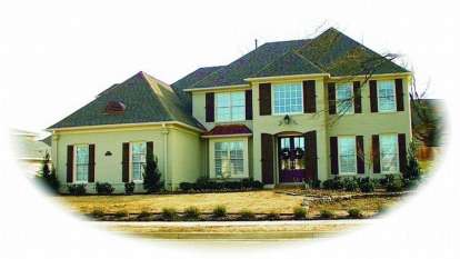 Traditional House Plan #053-01688 Elevation Photo