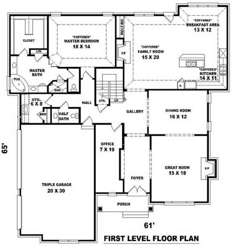 House Plan House Plan #9285 Drawing 1