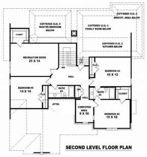 Floorplan 2 for House Plan #053-01701