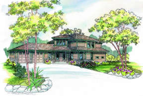 Craftsman House Plan #035-00278 Elevation Photo