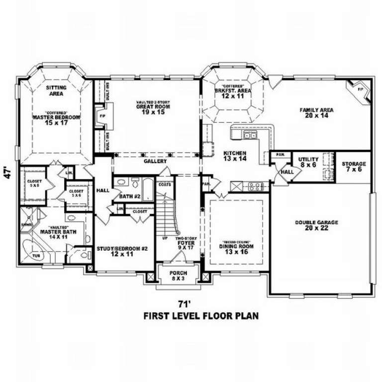 House Plan House Plan #9297 Drawing 1