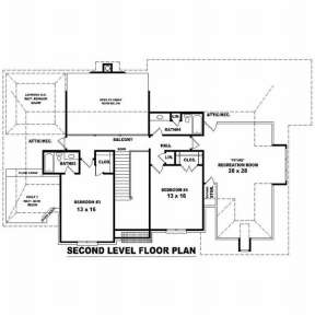 Floorplan 2 for House Plan #053-01715