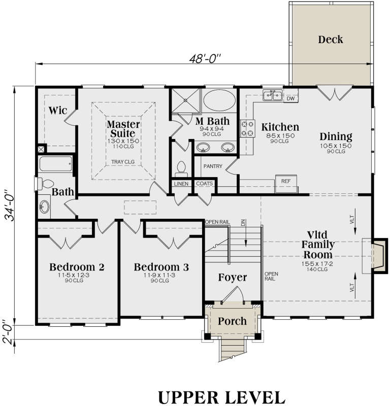 House Plan House Plan #93 Drawing 1