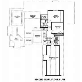 Floorplan 2 for House Plan #053-01717