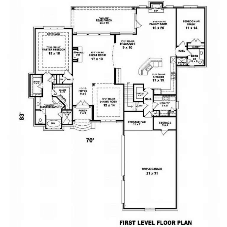 House Plan House Plan #9302 Drawing 1