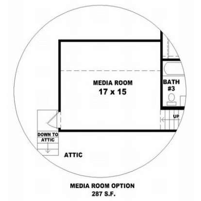 Floorplan 3 for House Plan #053-01718